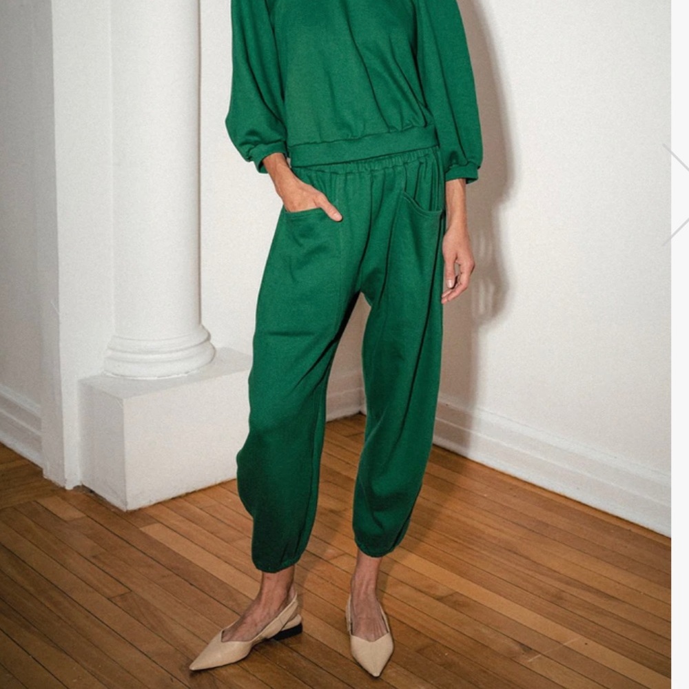 Ursa Minor Arca Flor Sweatpants in Racing Green
